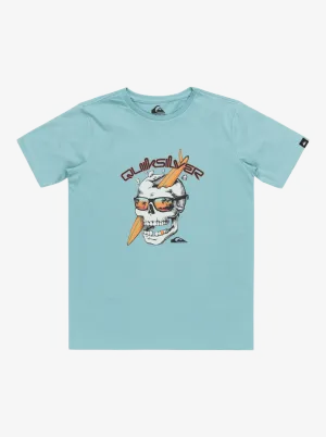 Boys One Last Surf T-Shirt in Marine Blue