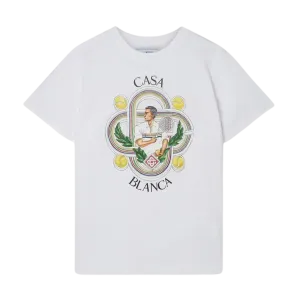 Casablanca Le Joueur T-Shirt 'White'