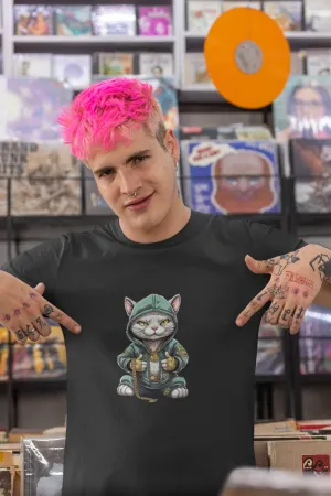 Cool Cat Printed T-shirt for men