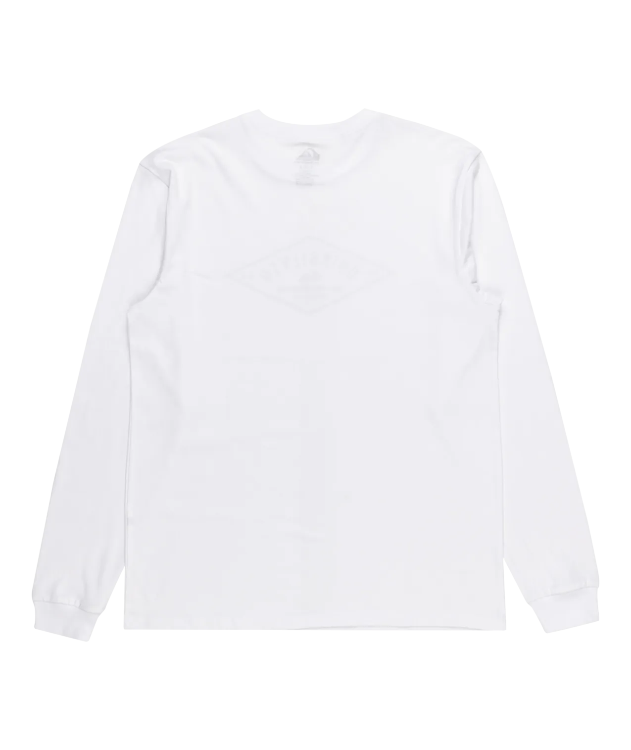 Diamond Logo Long Sleeve T-Shirt in White
