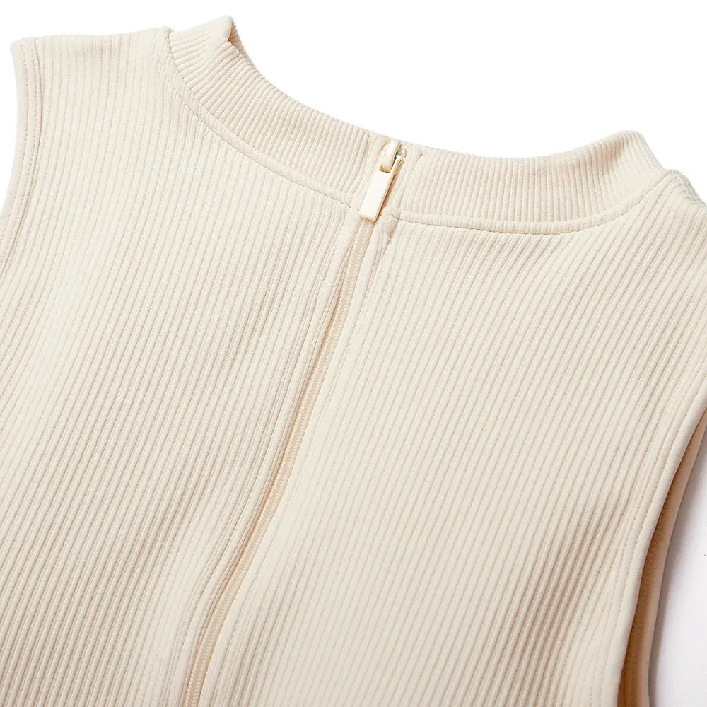 Effortless Chill Zip Up One Piece Jumpsuit
