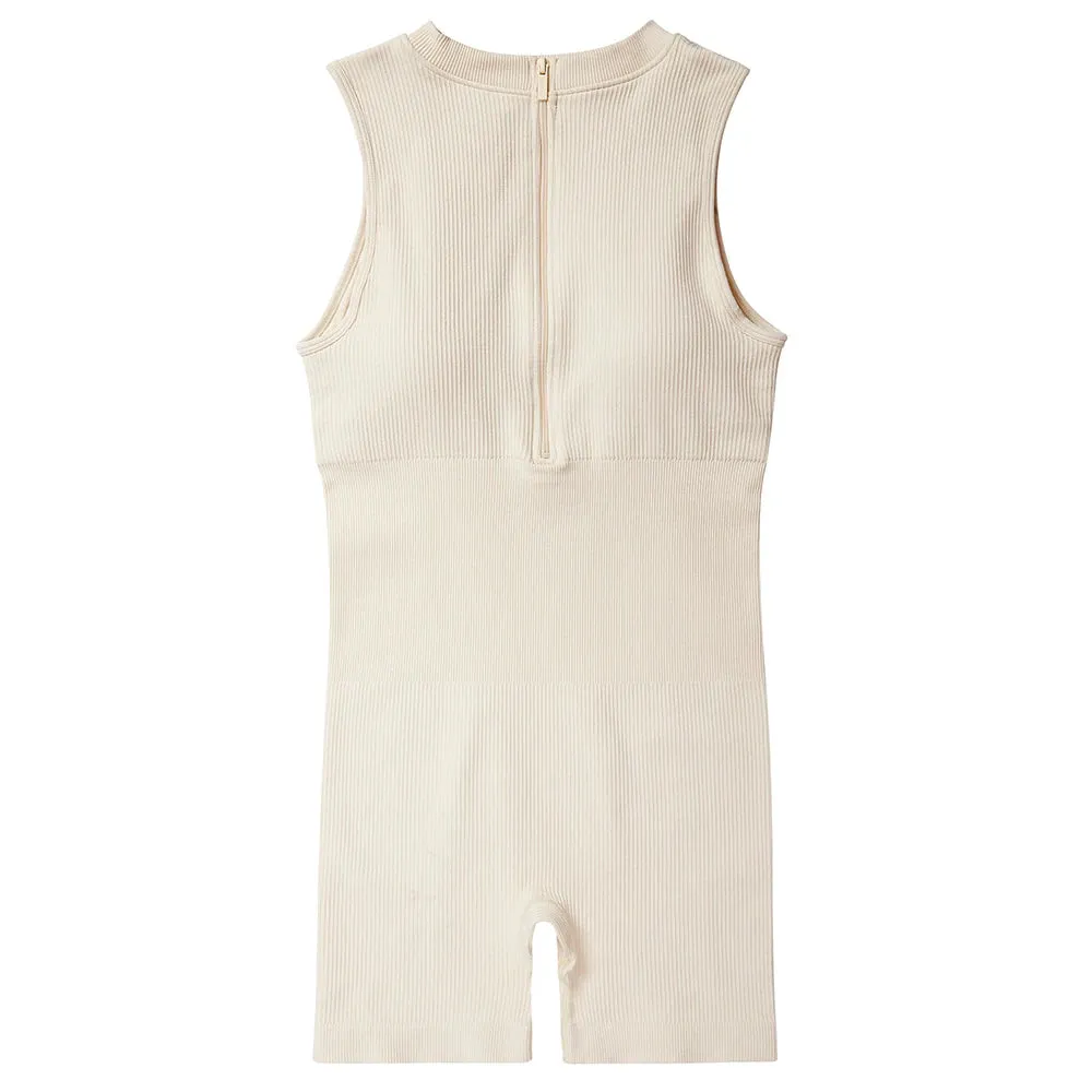 Effortless Chill Zip Up One Piece Jumpsuit