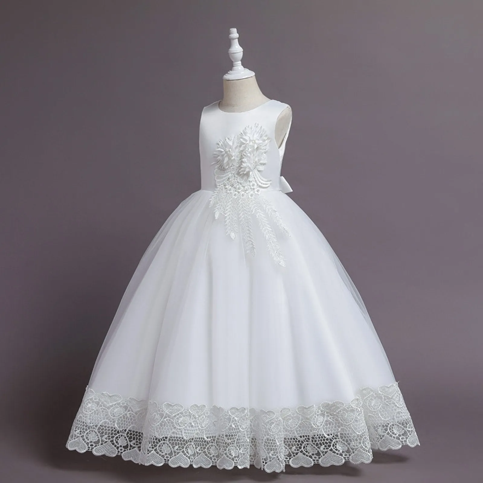 Flower Girls Fashion Tutu Dress Elegent Wedding Pageant Formal Princess Dresses