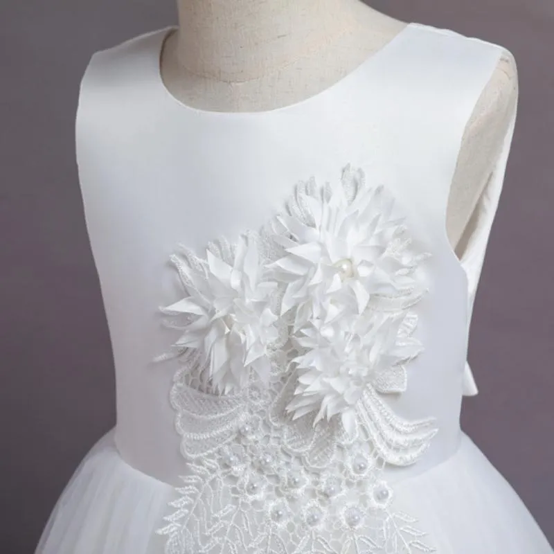 Flower Girls Fashion Tutu Dress Elegent Wedding Pageant Formal Princess Dresses