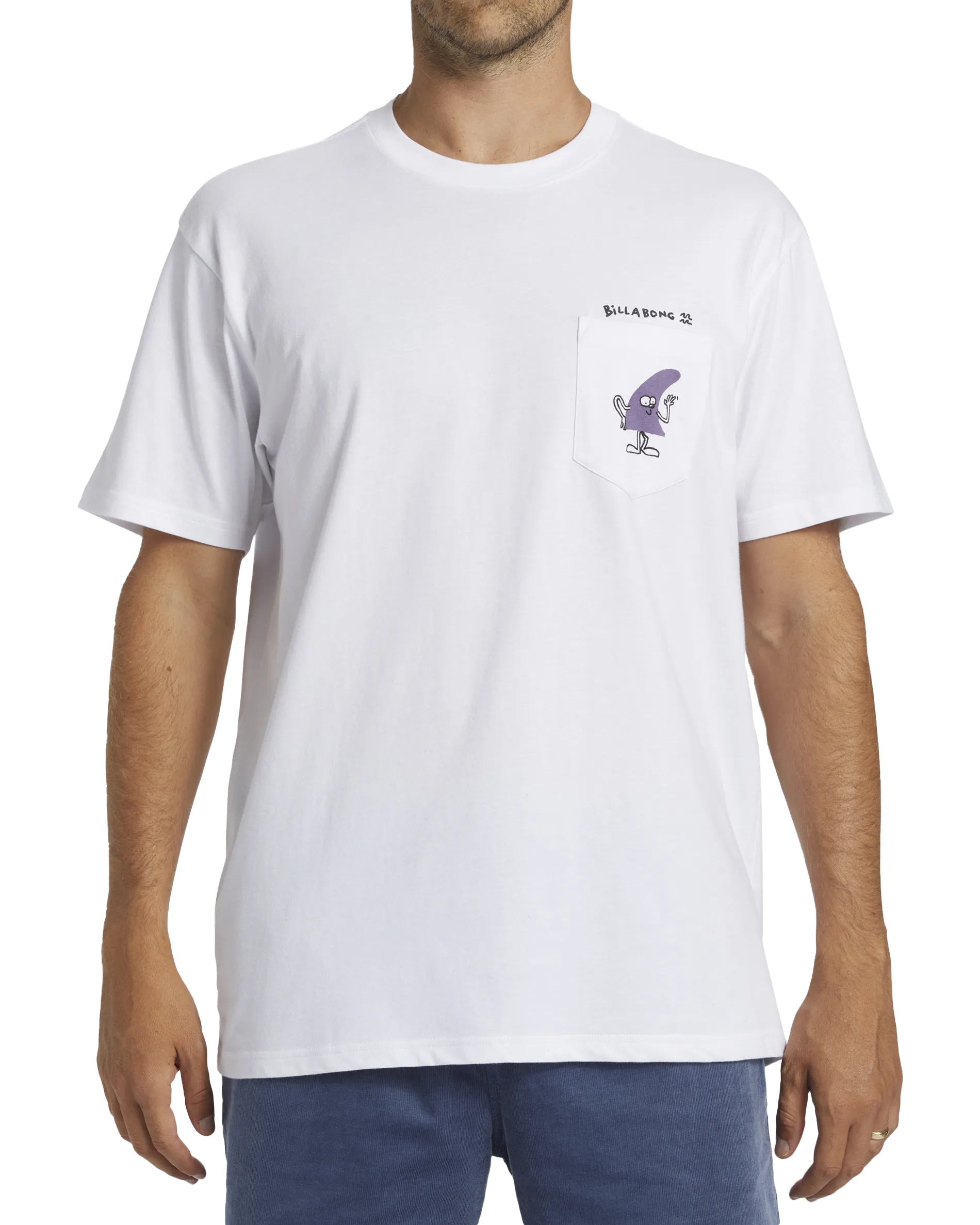 Funghi Pocket T-Shirt in White