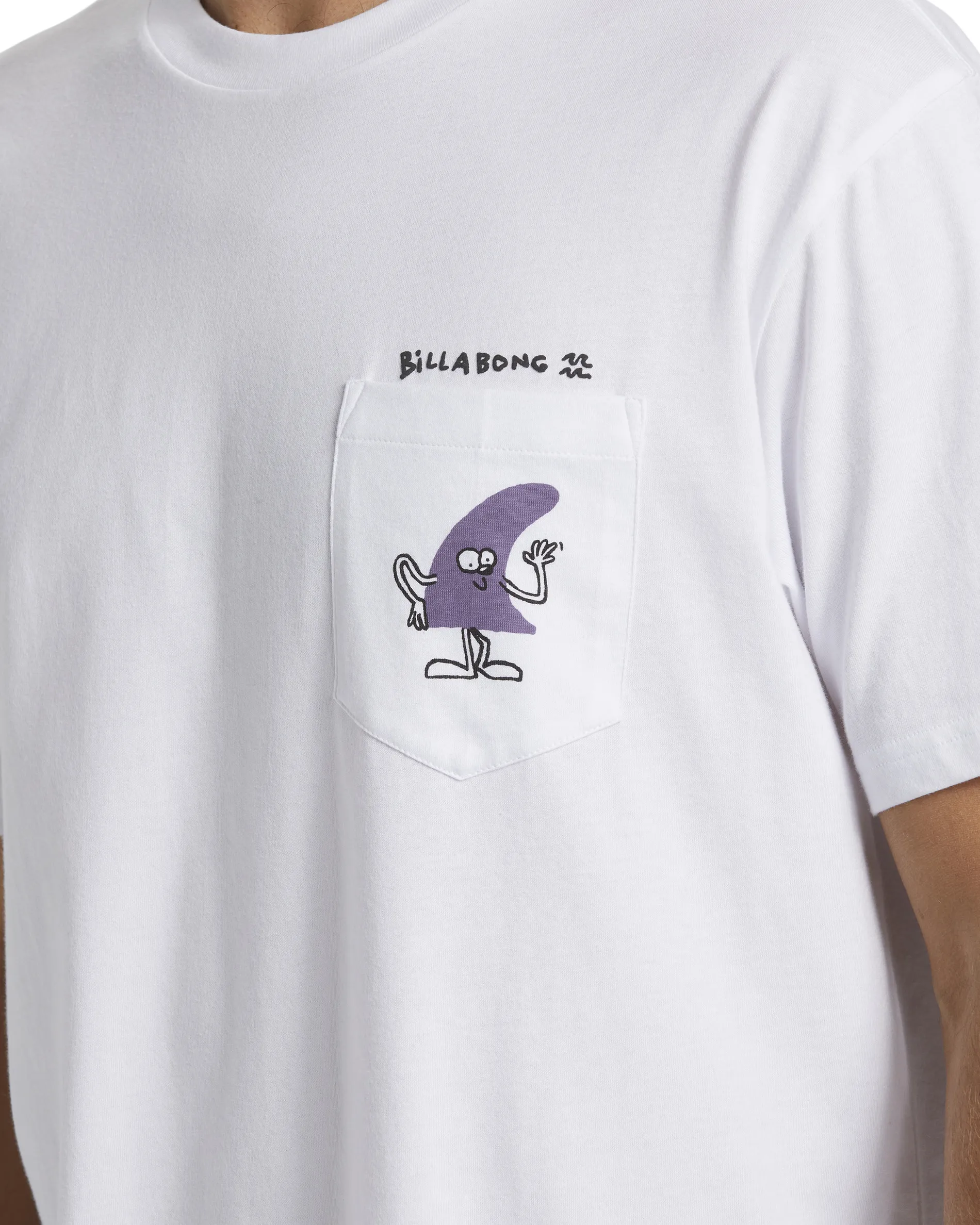 Funghi Pocket T-Shirt in White