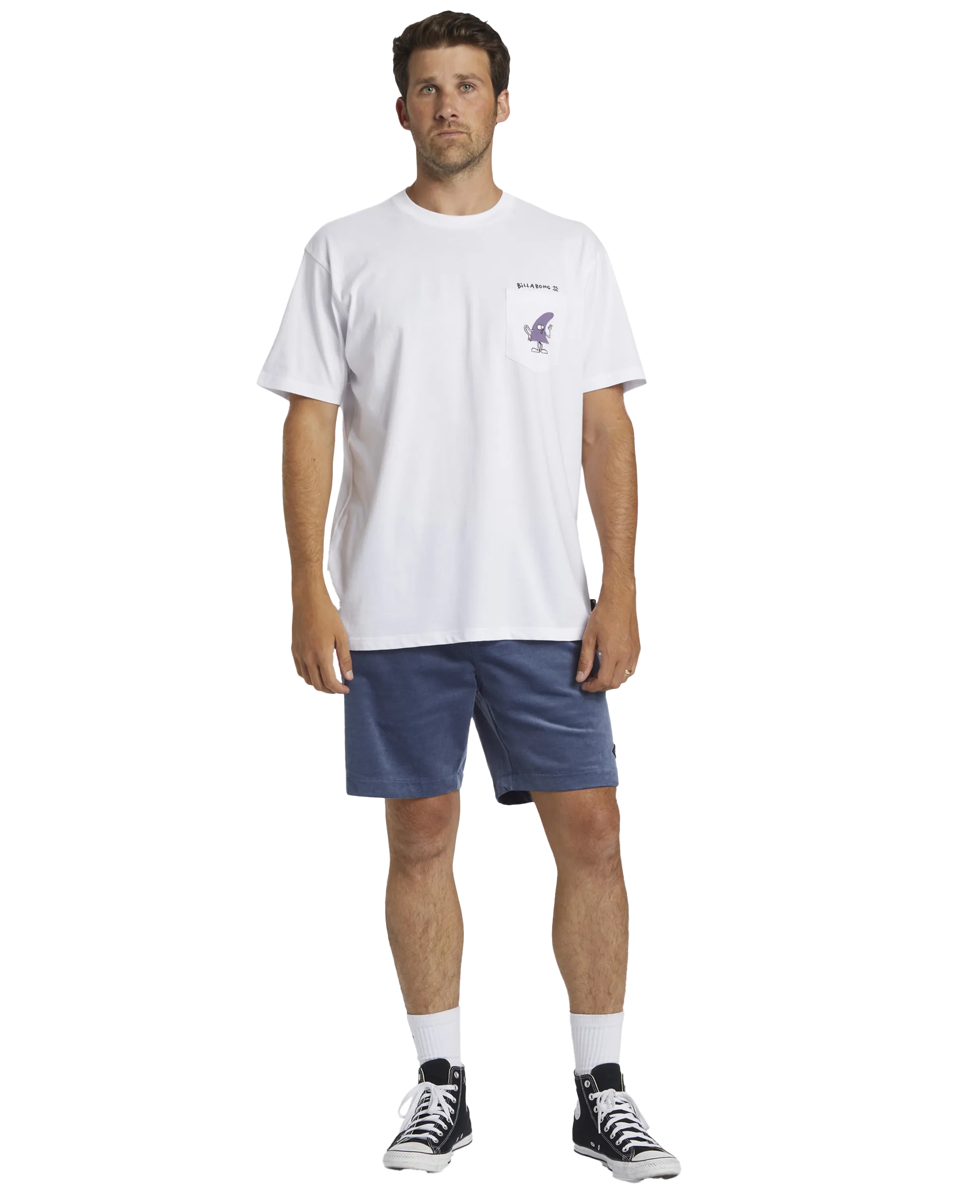 Funghi Pocket T-Shirt in White