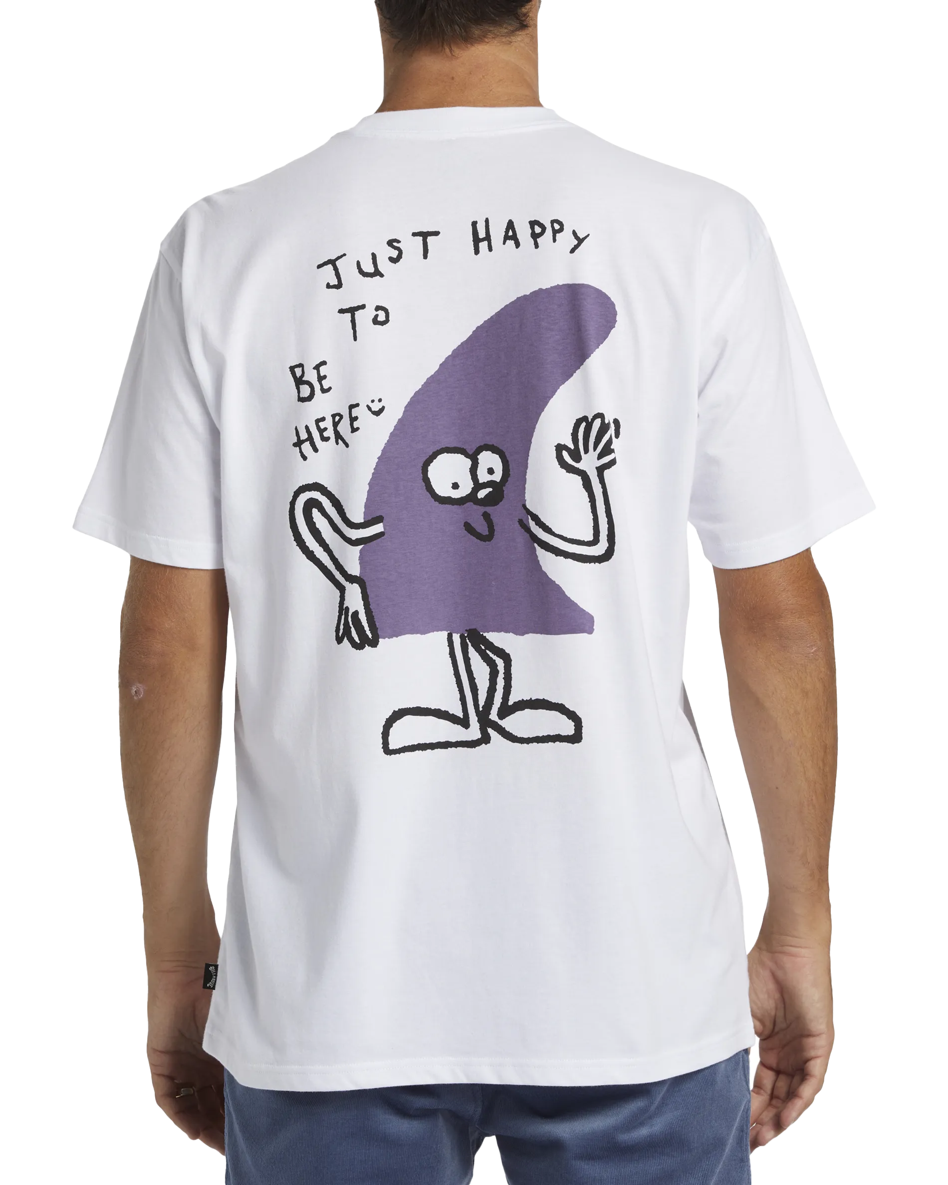 Funghi Pocket T-Shirt in White
