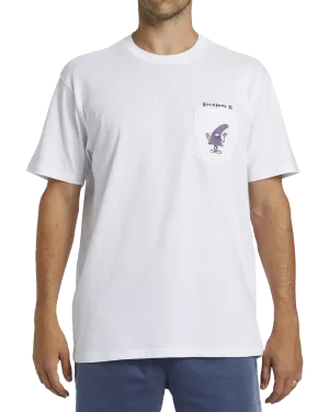 Funghi Pocket T-Shirt in White