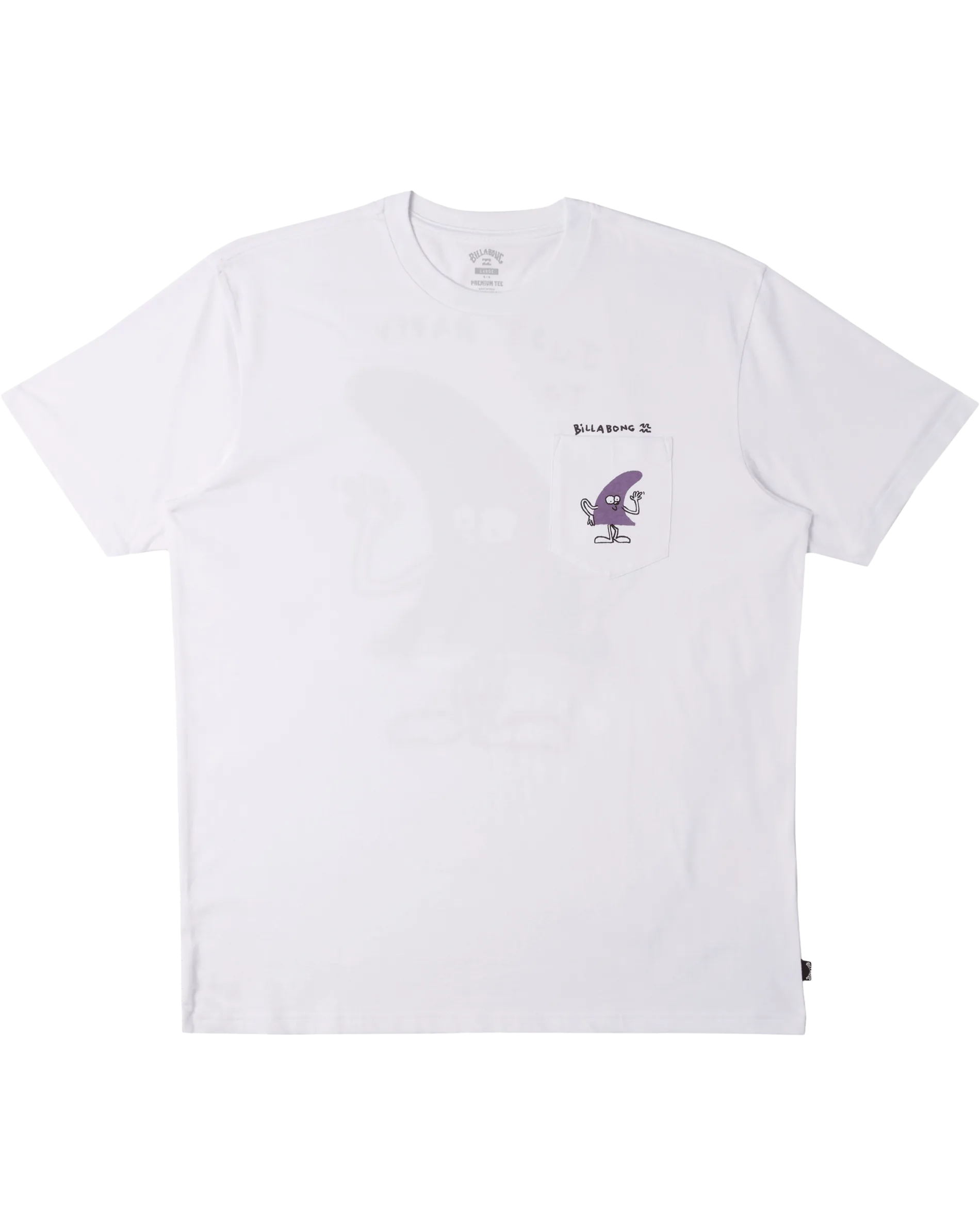 Funghi Pocket T-Shirt in White