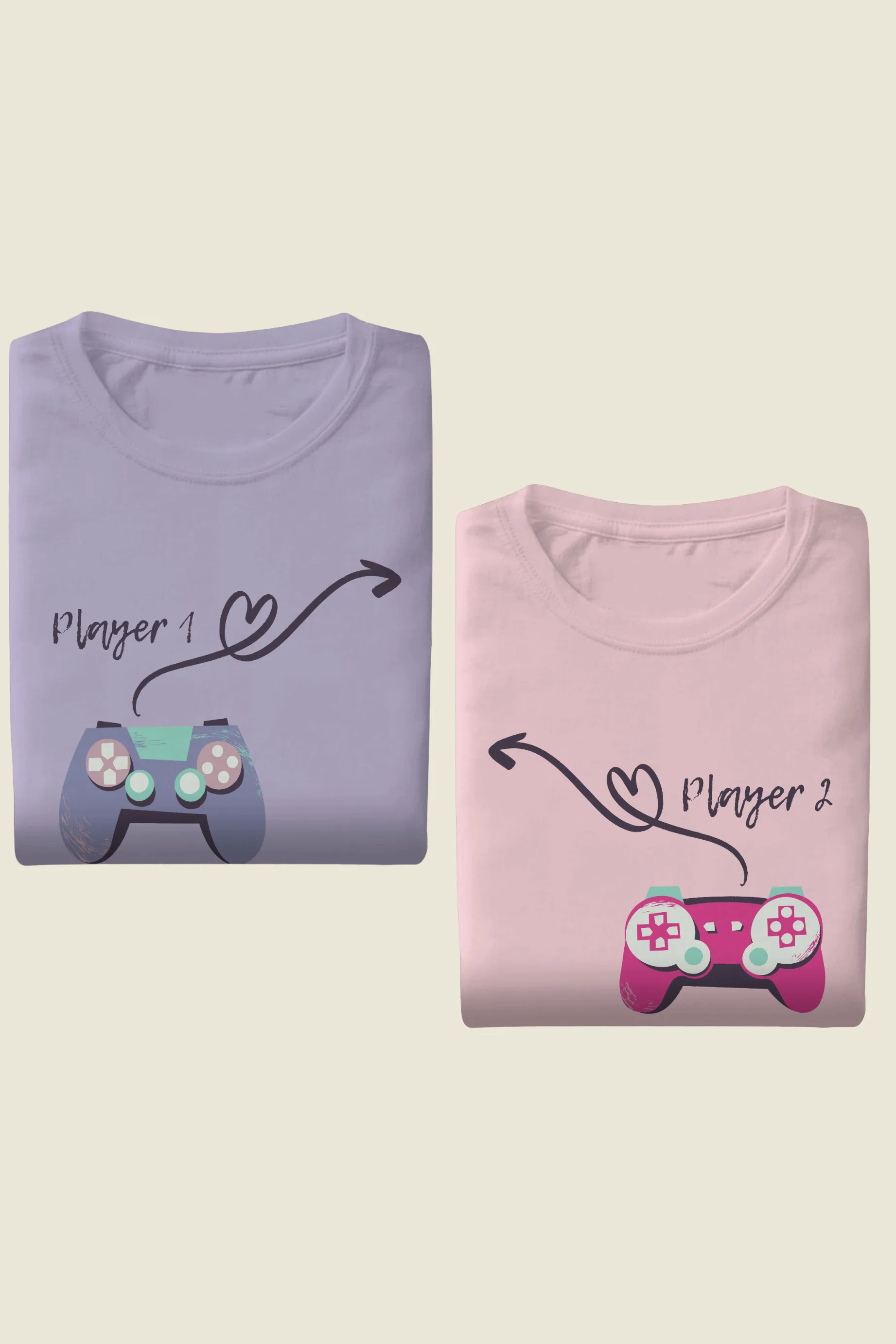 Game Player Couple T Shirt