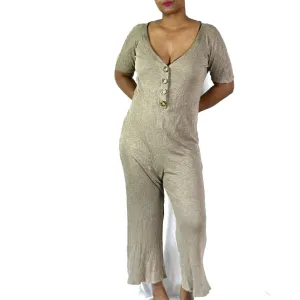 Hiatus Wide Leg Jumpsuit Size XL