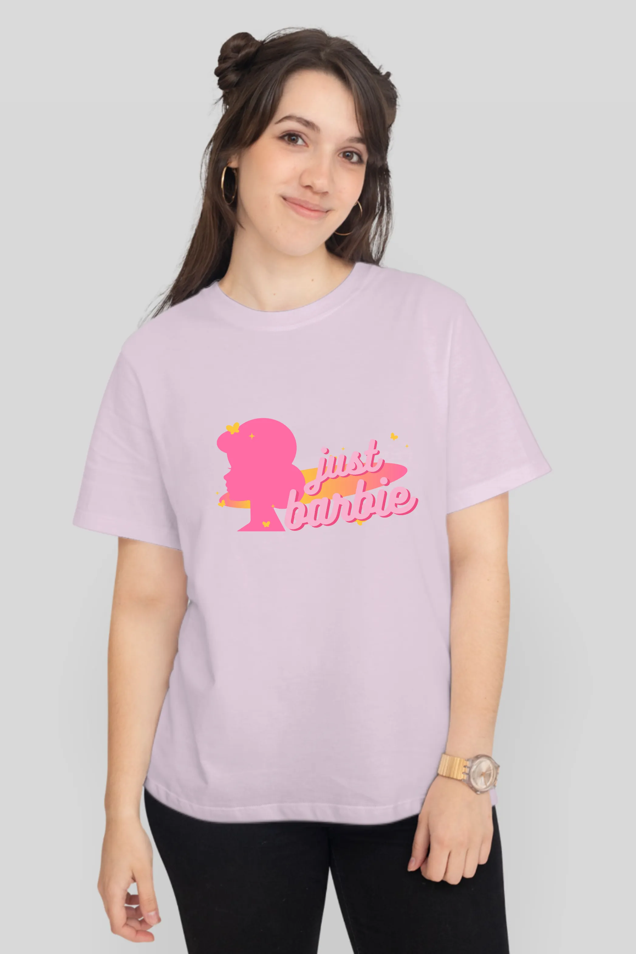 Just Barbie Printed T-shirt for women