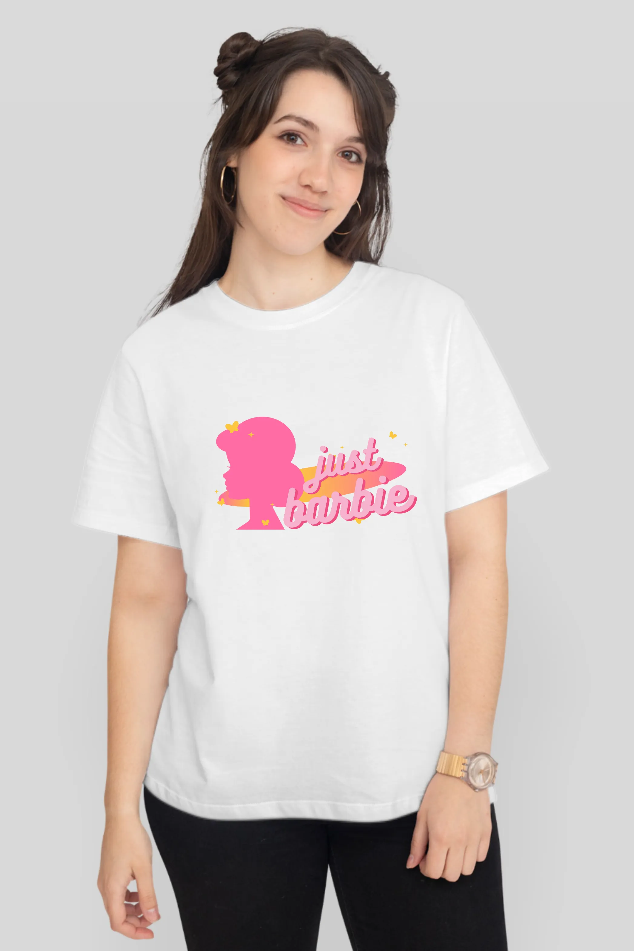 Just Barbie Printed T-shirt for women