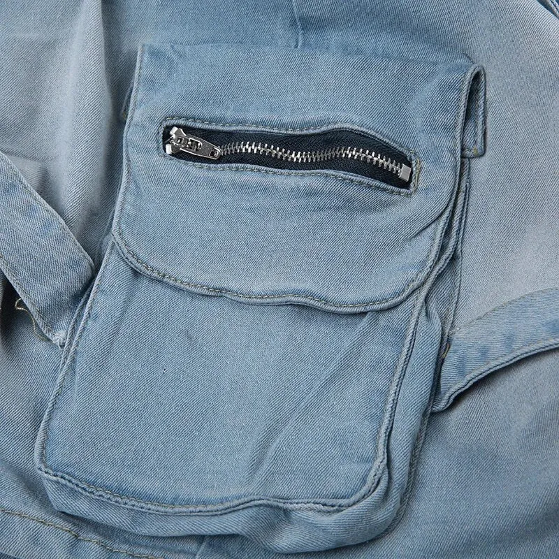 Kira Denim Mini Skirt