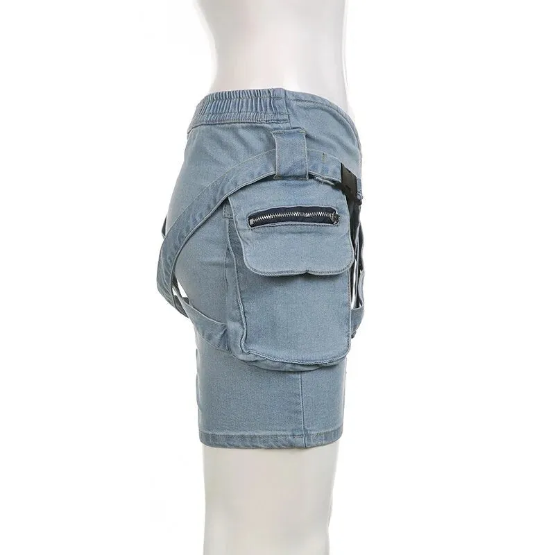 Kira Denim Mini Skirt