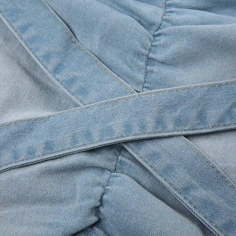 Kira Denim Mini Skirt