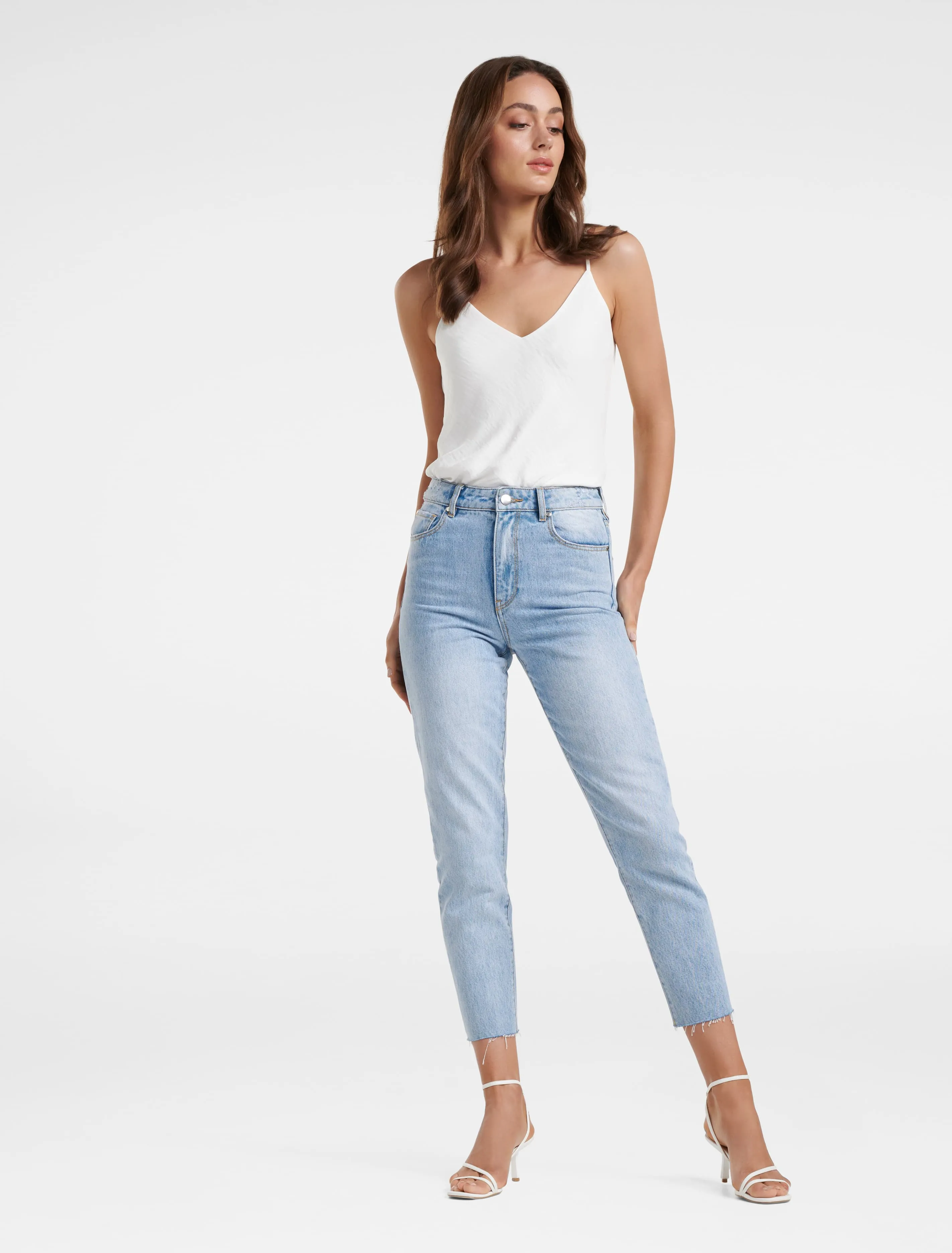 Lucie High Rise Straight Jean
