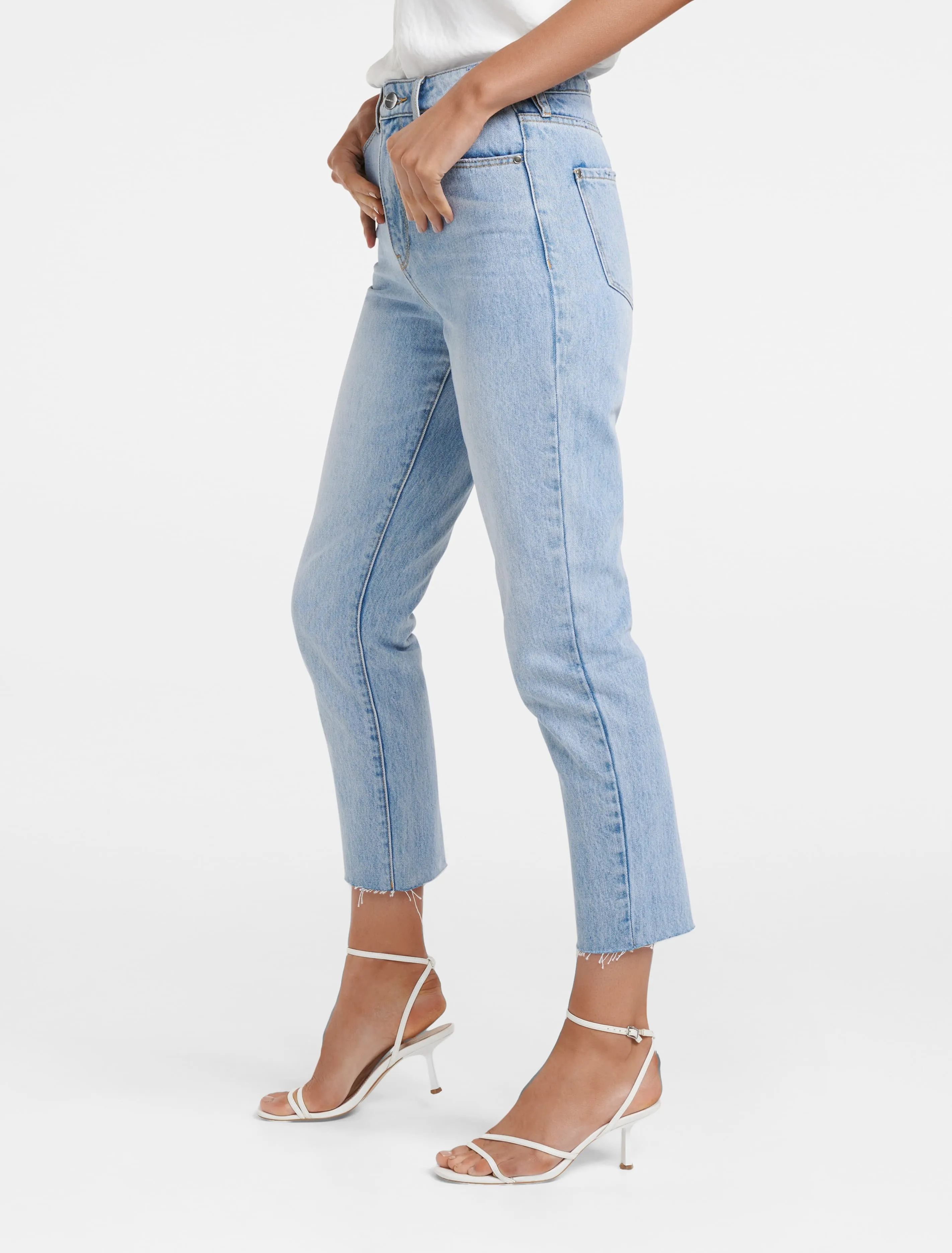 Lucie High Rise Straight Jean