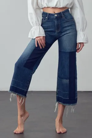 Mid Rise Crop Flare Jeans -online exclusive