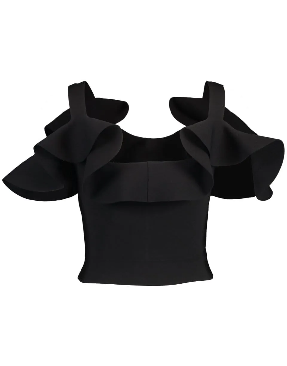Off Shoulder Ruffle Top