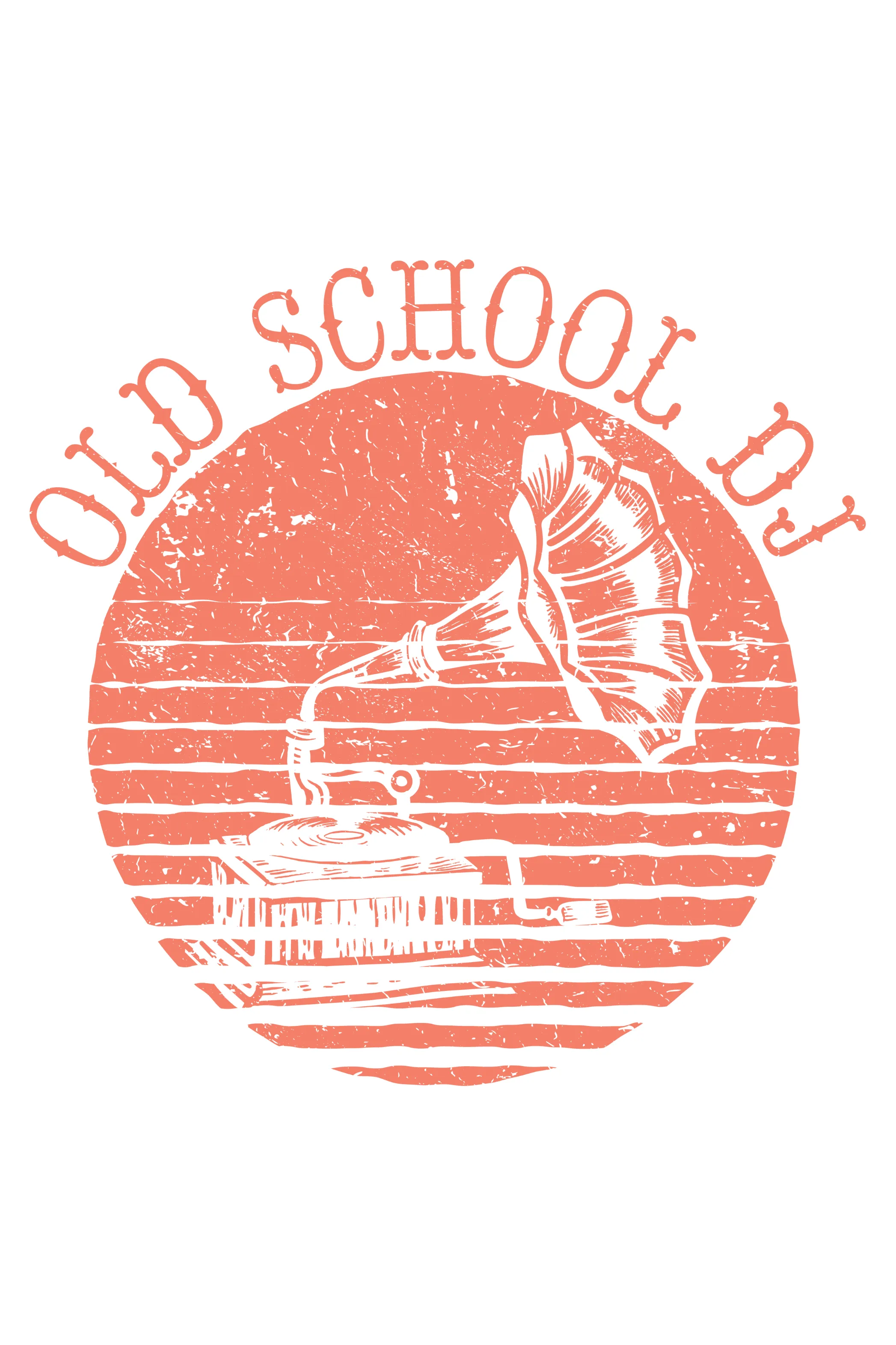Old School Dj Printed T-shirt for women