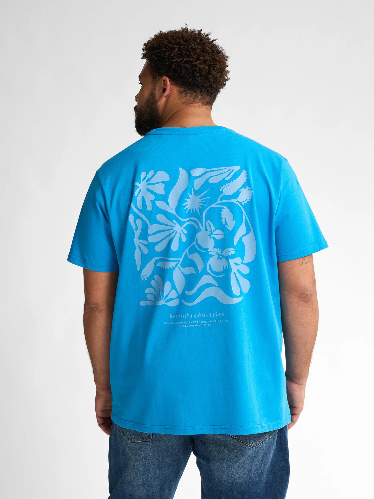 Plus Size Back Print T-shirt Oceanfrontview