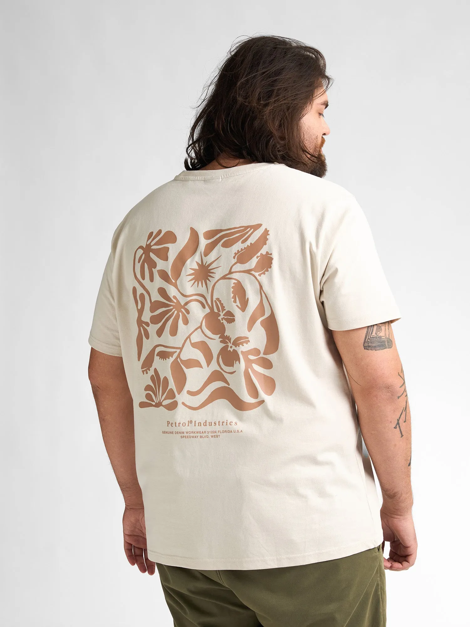 Plus Size Back Print T-shirt Oceanfrontview