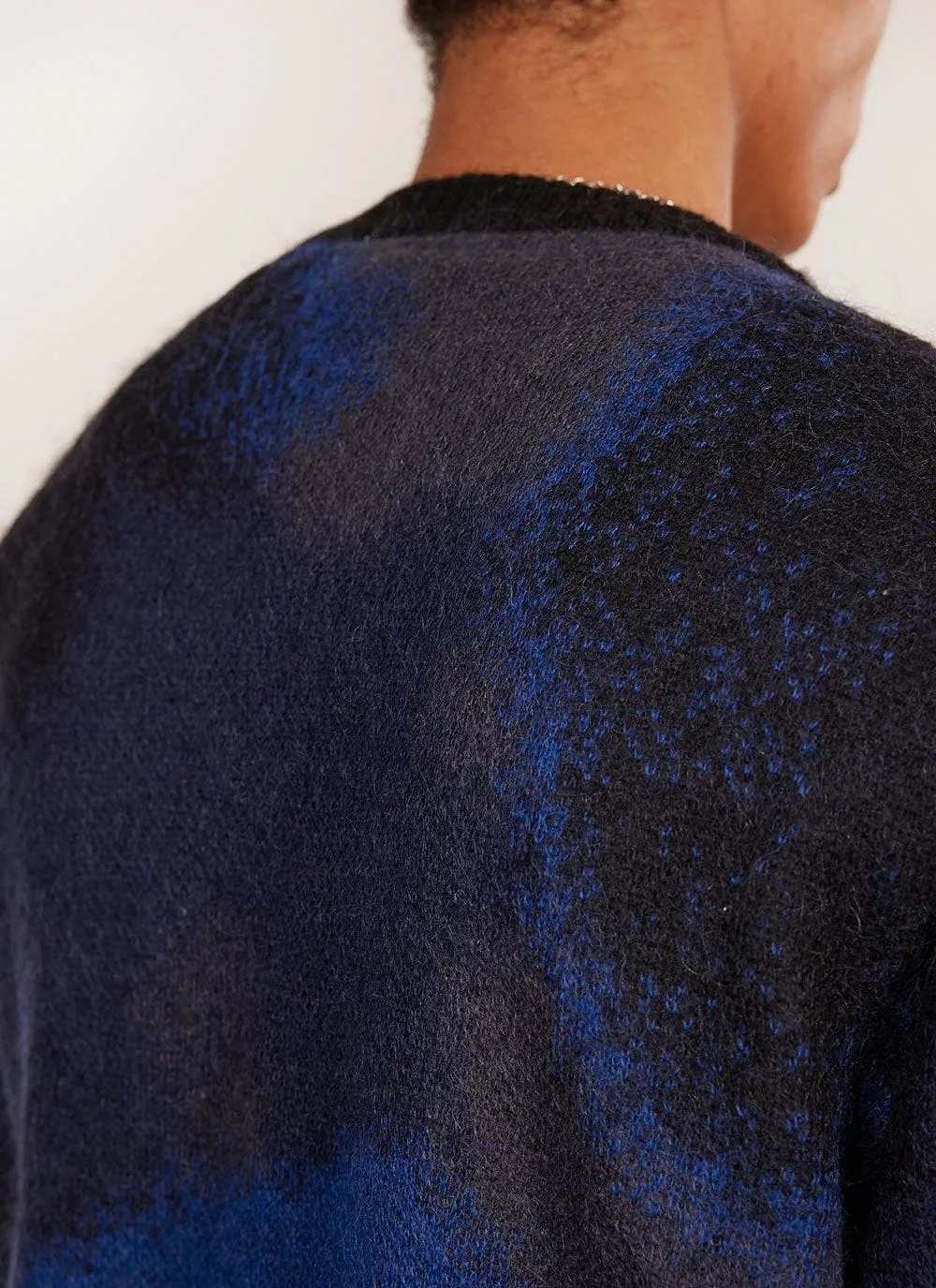 Saturn Dye Cardigan | Mohair | Navy
