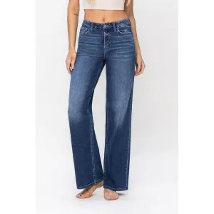 The High Rise Loose Fit Wide Leg Jeans