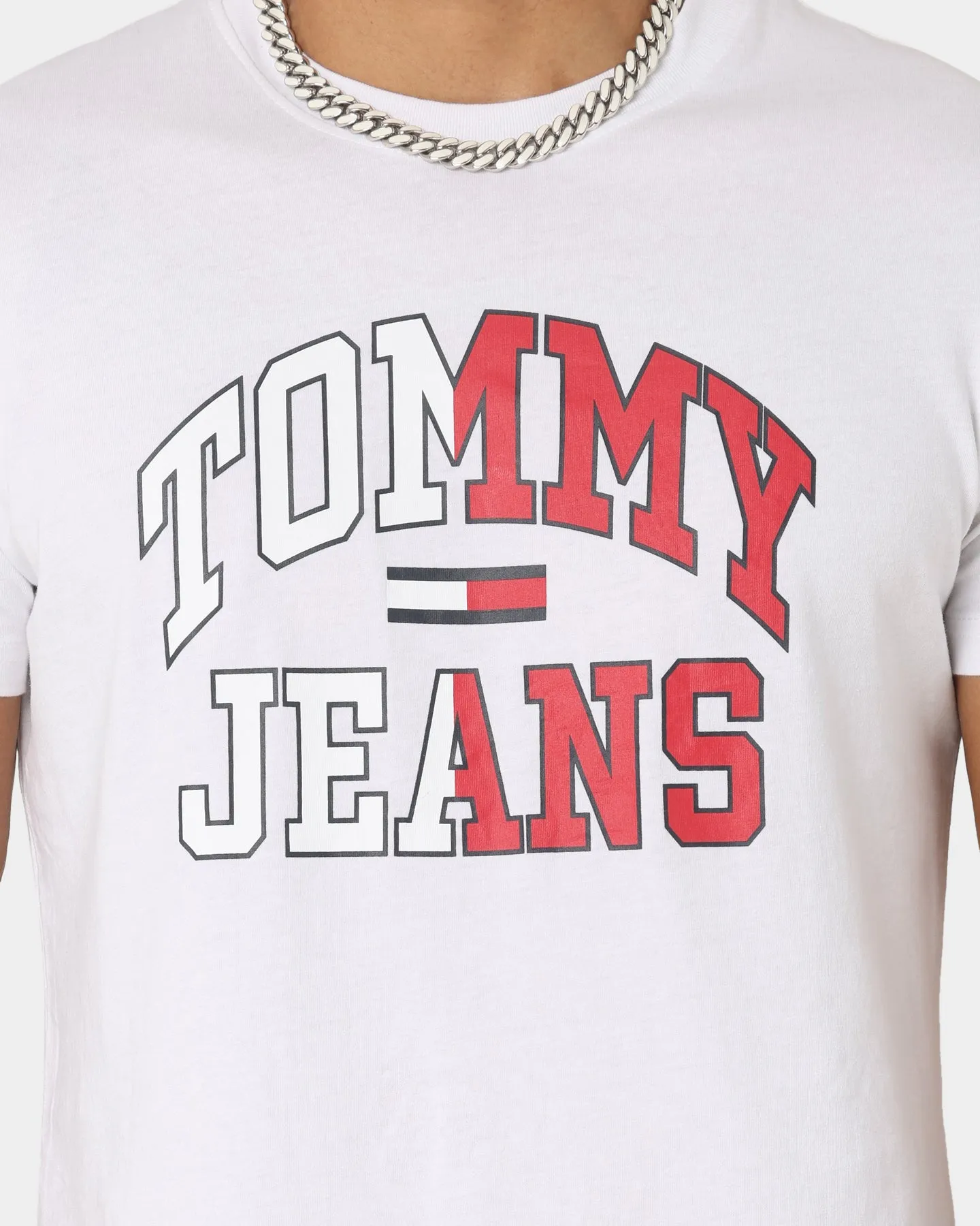 Tommy Jeans TJM Entry Collegiate T-Shirt White