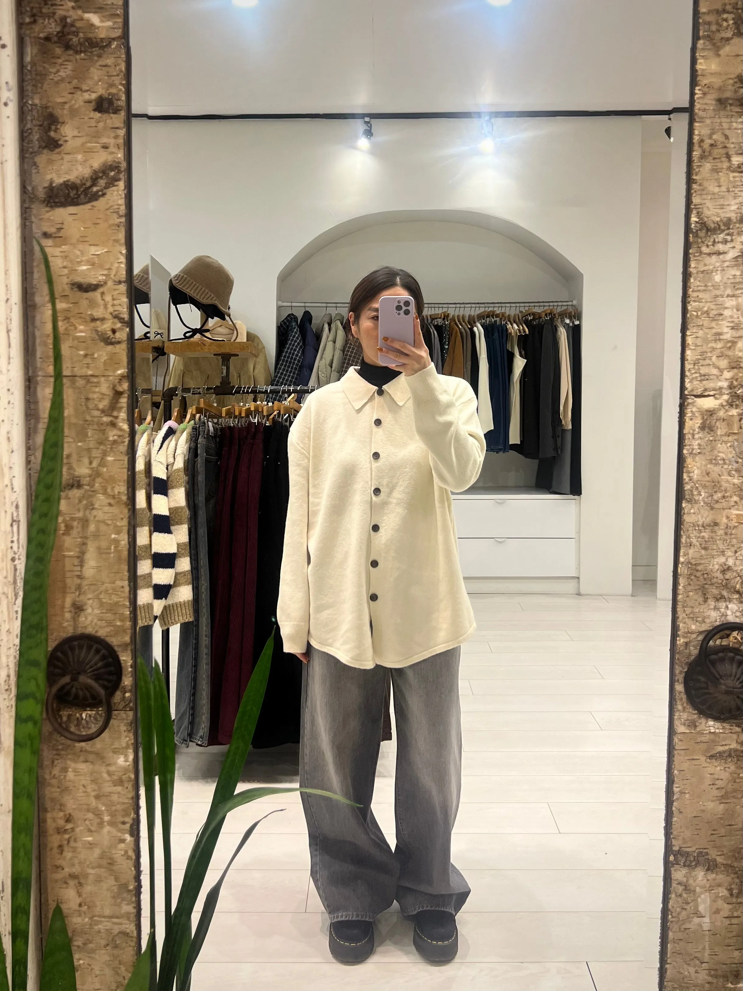 WEZY Oversized knit shirt