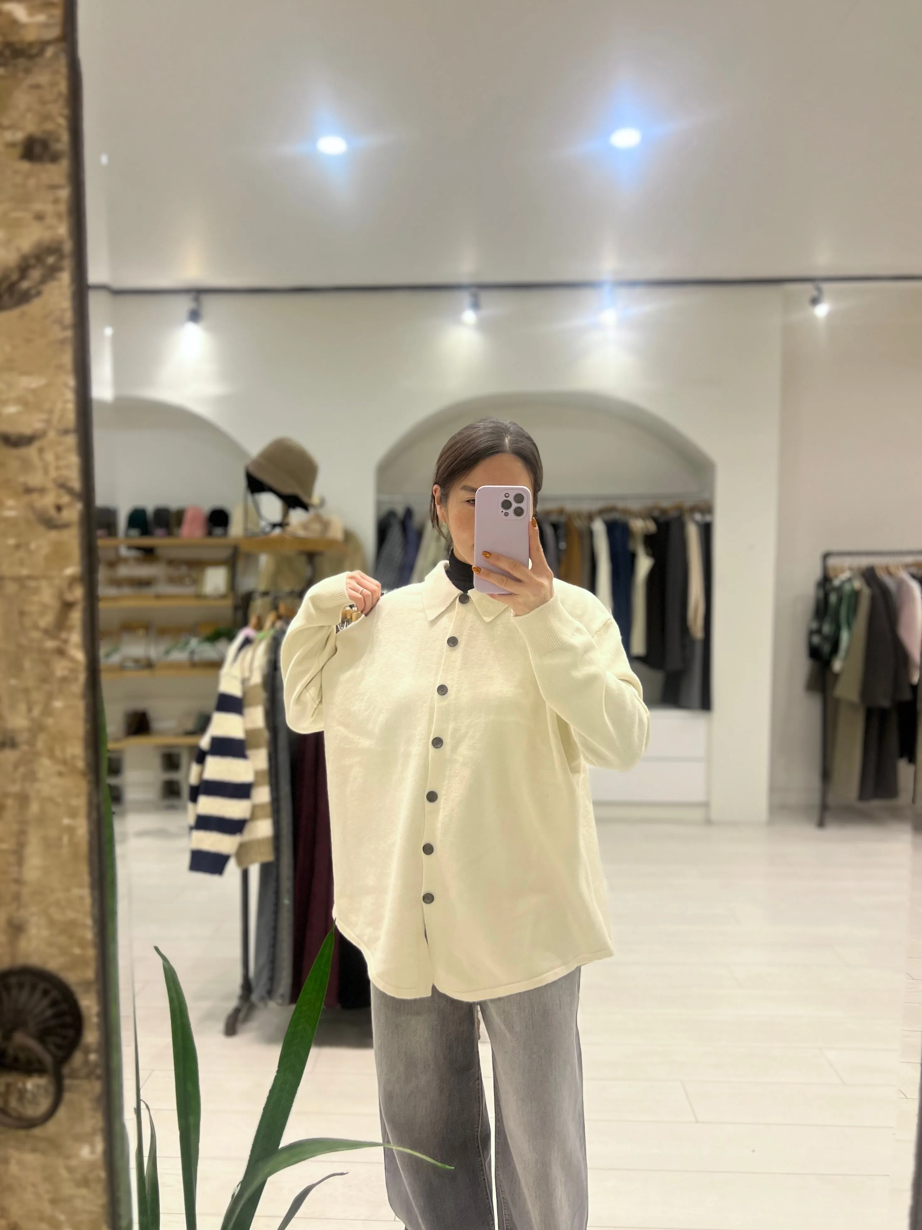 WEZY Oversized knit shirt