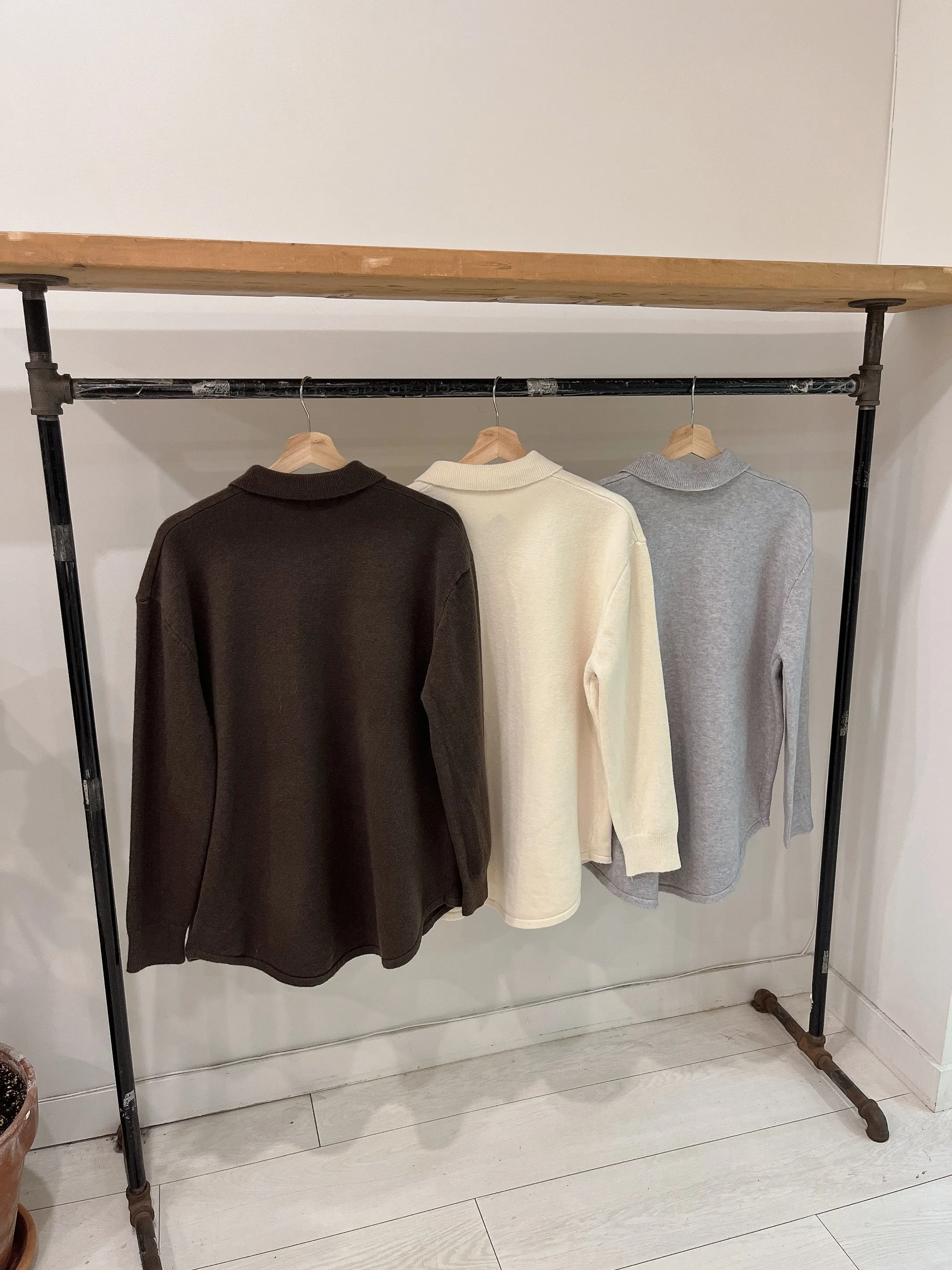 WEZY Oversized knit shirt