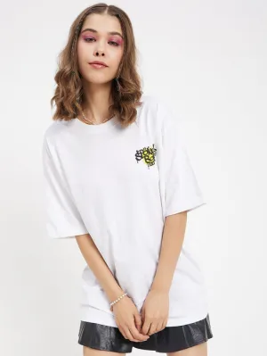 White Breeze Printed T-Shirt