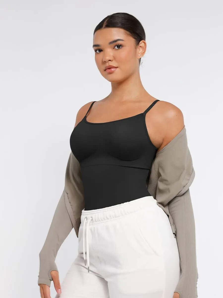 Wholesale Seamless Waist and Abdomen Shaping Shapewear Bodysuit with Adjustable Straps