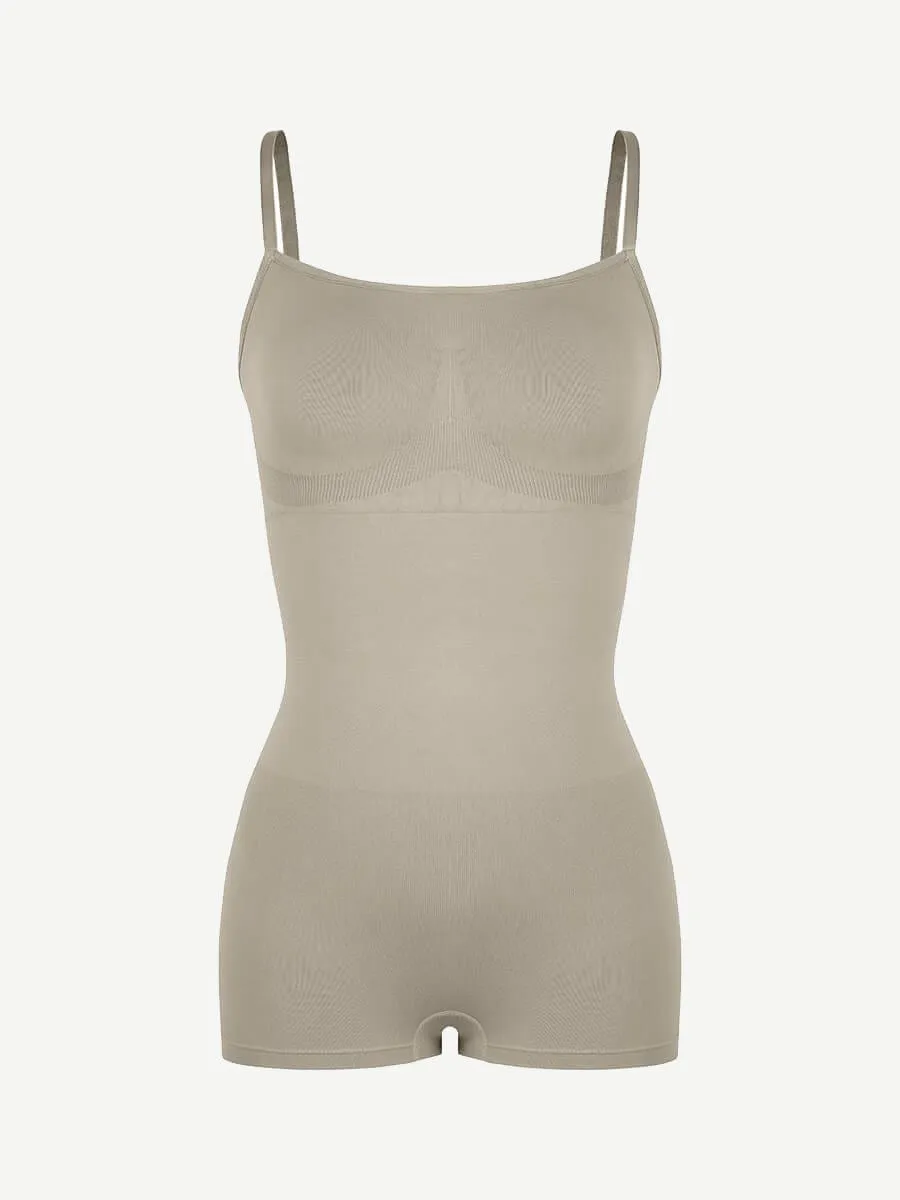 Wholesale Seamless Waist and Abdomen Shaping Shapewear Bodysuit with Adjustable Straps