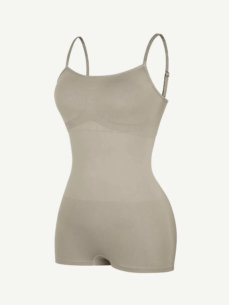 Wholesale Seamless Waist and Abdomen Shaping Shapewear Bodysuit with Adjustable Straps