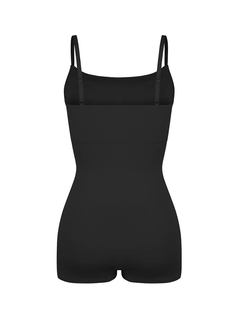 Wholesale Seamless Waist and Abdomen Shaping Shapewear Bodysuit with Adjustable Straps