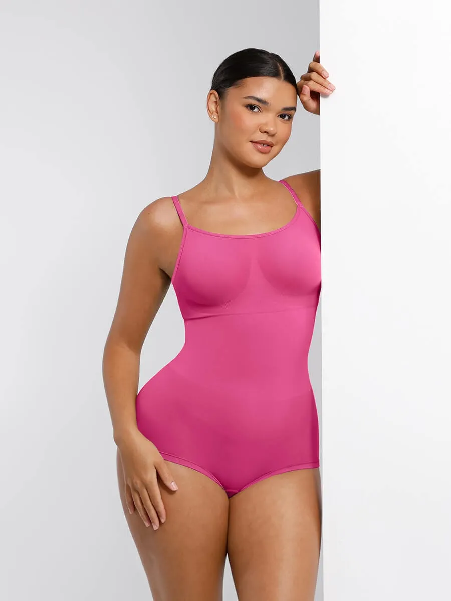 Wholesale Seamless Waist and Abdomen Shaping Shapewear Bodysuit with Adjustable Straps