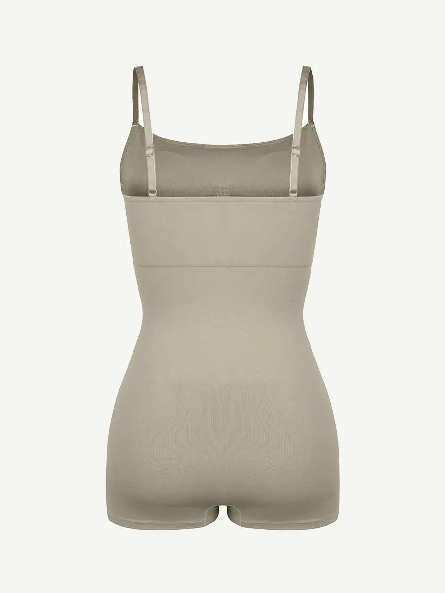 Wholesale Seamless Waist and Abdomen Shaping Shapewear Bodysuit with Adjustable Straps