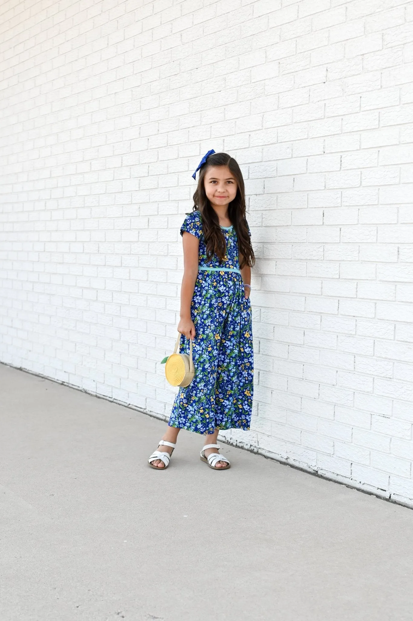 Wide Leg Romper in Wildflowers