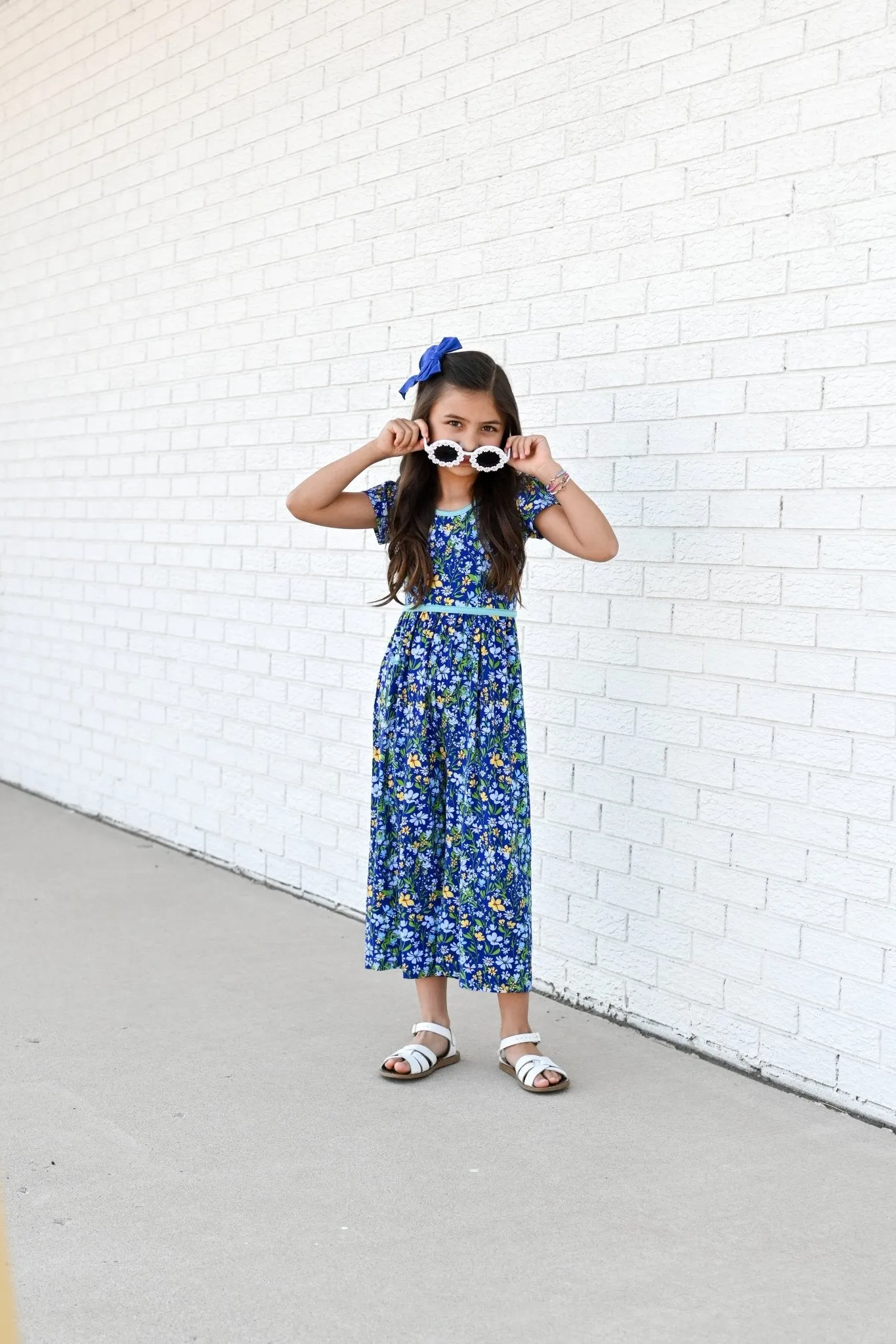 Wide Leg Romper in Wildflowers