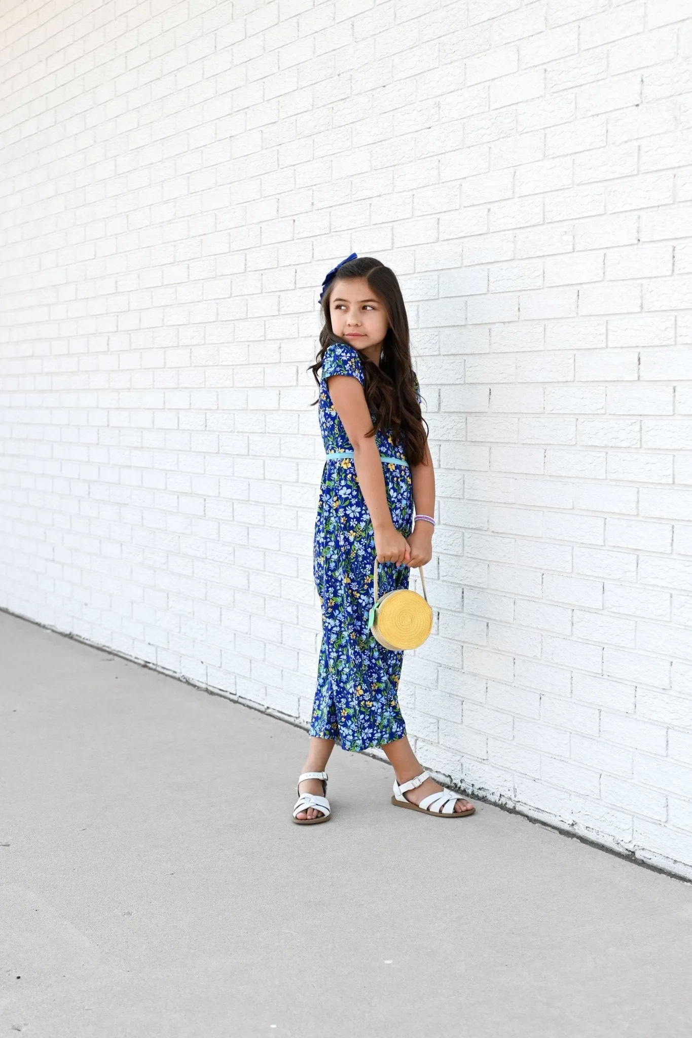 Wide Leg Romper in Wildflowers