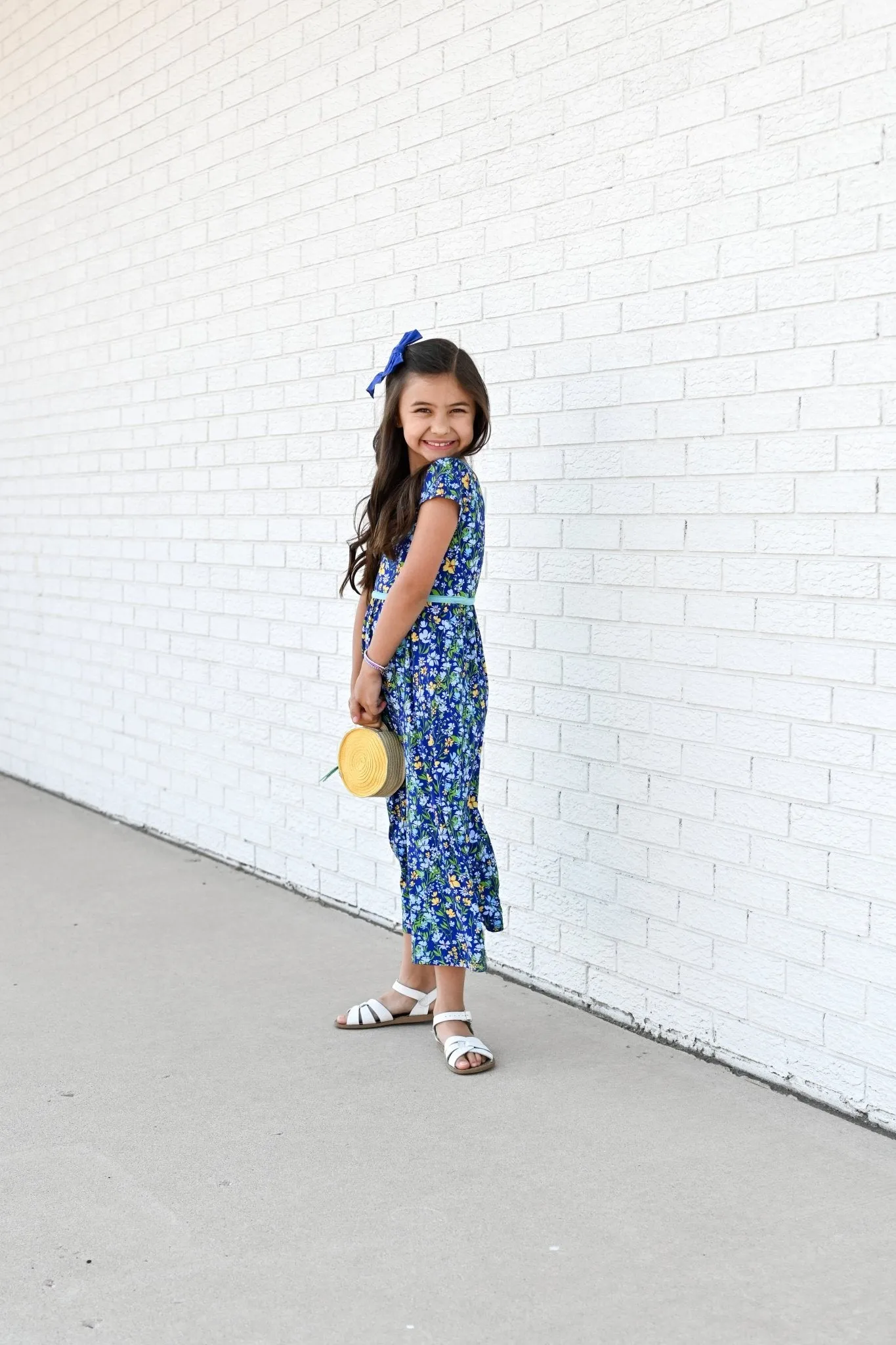 Wide Leg Romper in Wildflowers