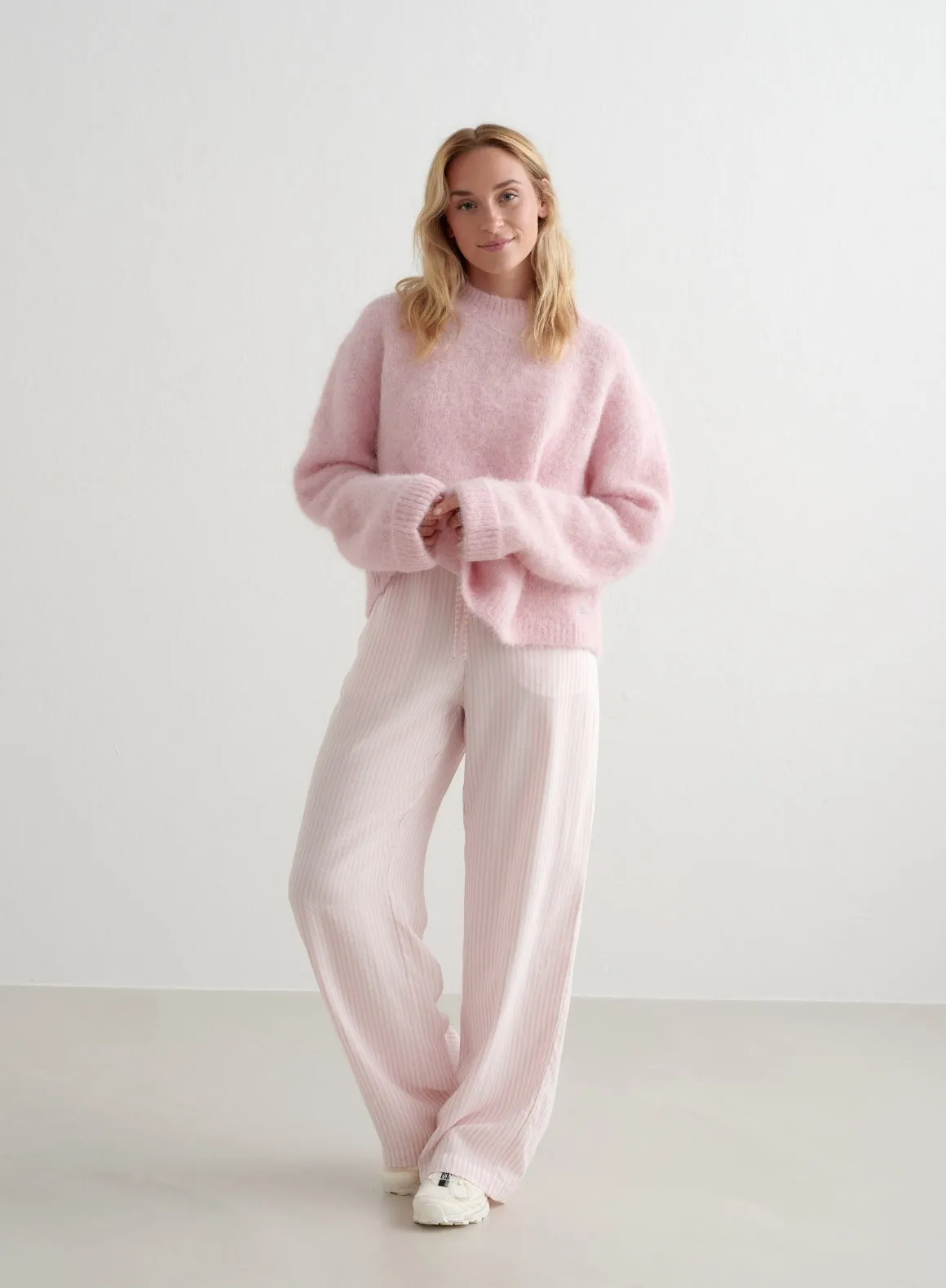 Winter Bloom Alpaca Knit Sweater