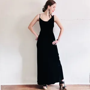 Y2K VINTAGE DONNA KARAN MAXI DRESS // SIZE SMALL
