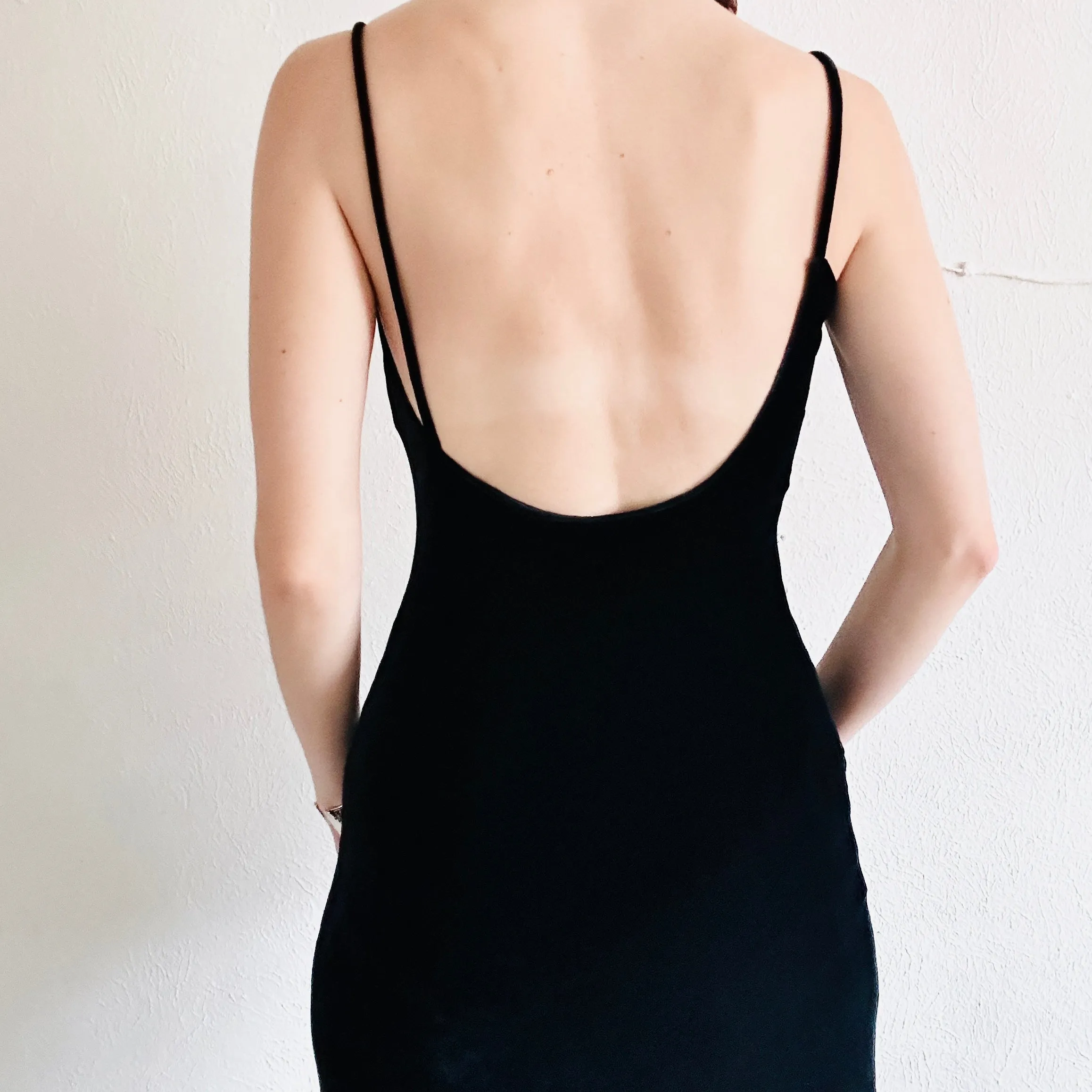 Y2K VINTAGE DONNA KARAN MAXI DRESS // SIZE SMALL
